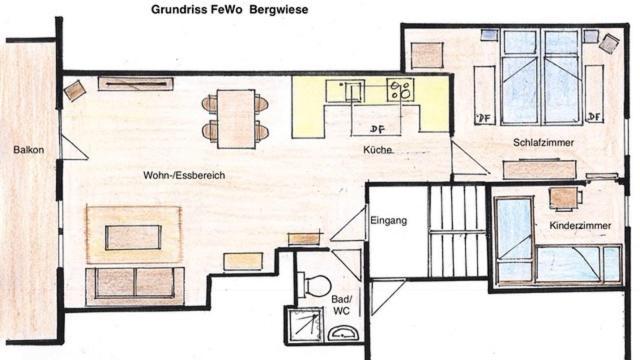 Bergwiese Mit Oberstaufen Plus Karte Eksteriør bilde