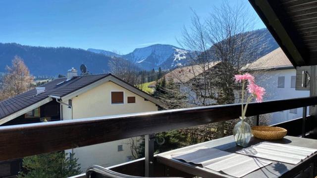 Bergwiese Mit Oberstaufen Plus Karte Eksteriør bilde